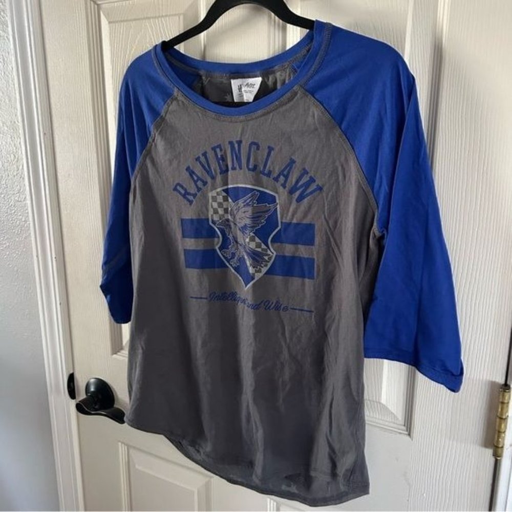 Harry Potter Ravenclaw 🐦⬛ Raglan Baseball Tee - Picture 10 of 14